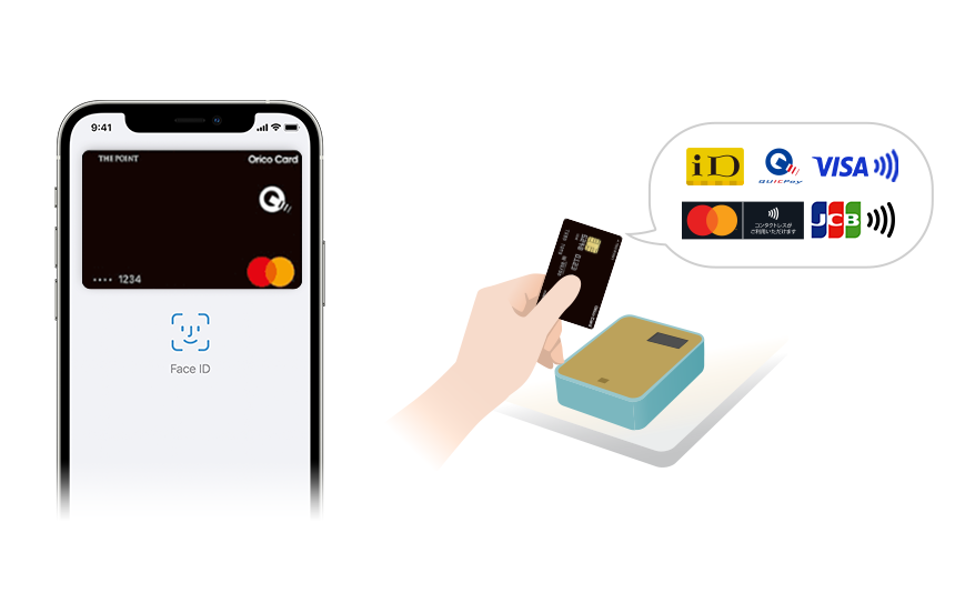iD QUICPay VISA mastercard-contactless JCB
